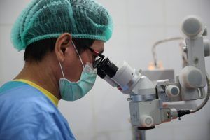 USD 150,000 worth of ophthalmic equipment procured.