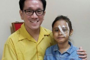 Nur Halimah after her operation