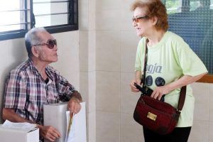 An old couple from Surabaya