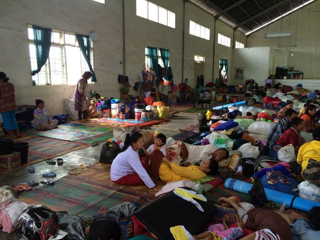 Refugee camp North Sumatra