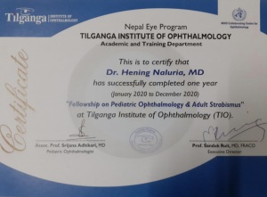 Dr Hening Naluria